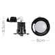 image 6 of ValueLights 20 Pack Fire Rated Black Chrome Downlights | Black