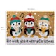 image 5 of JVL Festive Christmas Coir Doormat with Latex Back 40x58cm, Penguins