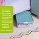 image 2 of Wham Clip 5x 30L Rectangular Plastic Storage Boxes with Clip Lock Lids. Ideal for Home, Office, Toys & More - Clear/Green Milieu | Green | Green Milleu | 5