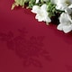 image 2 of Polyester Rose Design Coloured Napkin - 41 x 41cm | Red | burgundy | One Size