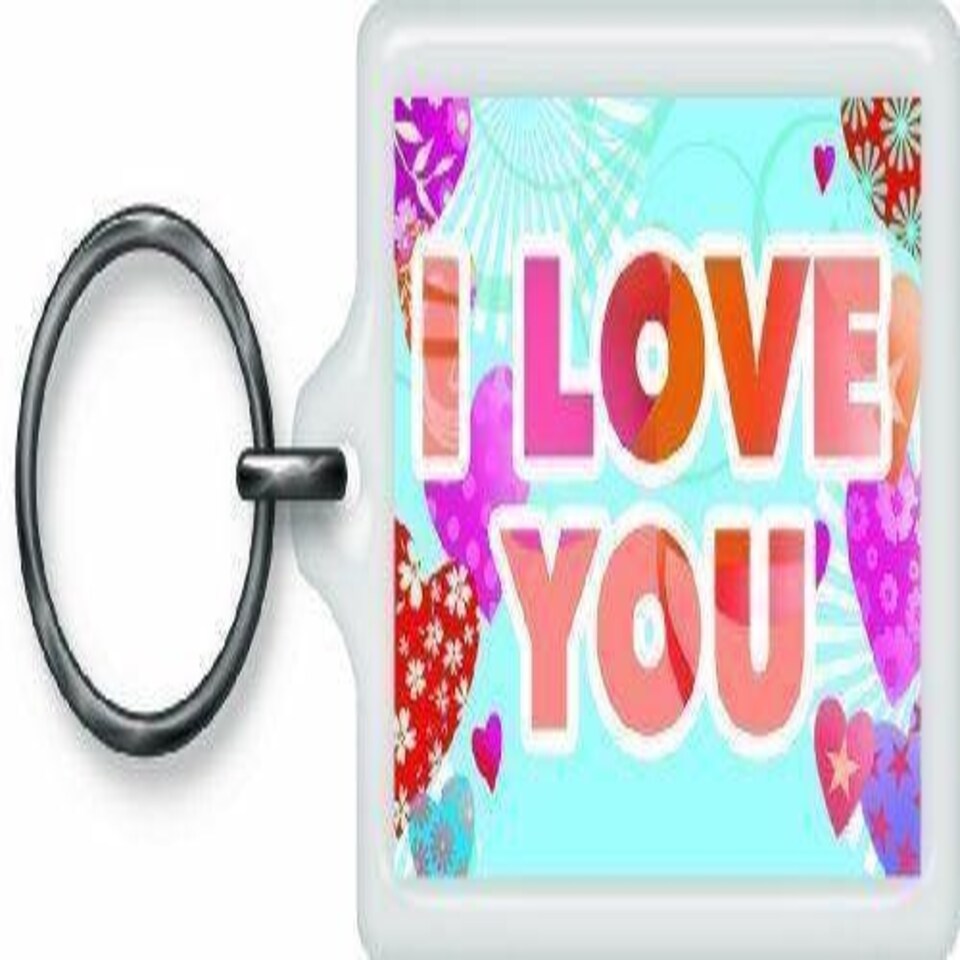 image 1 of I Love You Sentimental Keyring - Birthday Christmas Gift