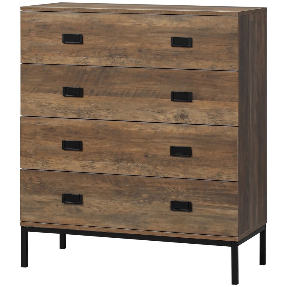 Small Chest Unit Wide 4 Drawers Bedroom Storage Chest Unit - Tesco Groceries