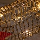 image 10 of 95cm Light up Gold Glitter Twist Christmas Reindeer with 94 Warm White LEDs