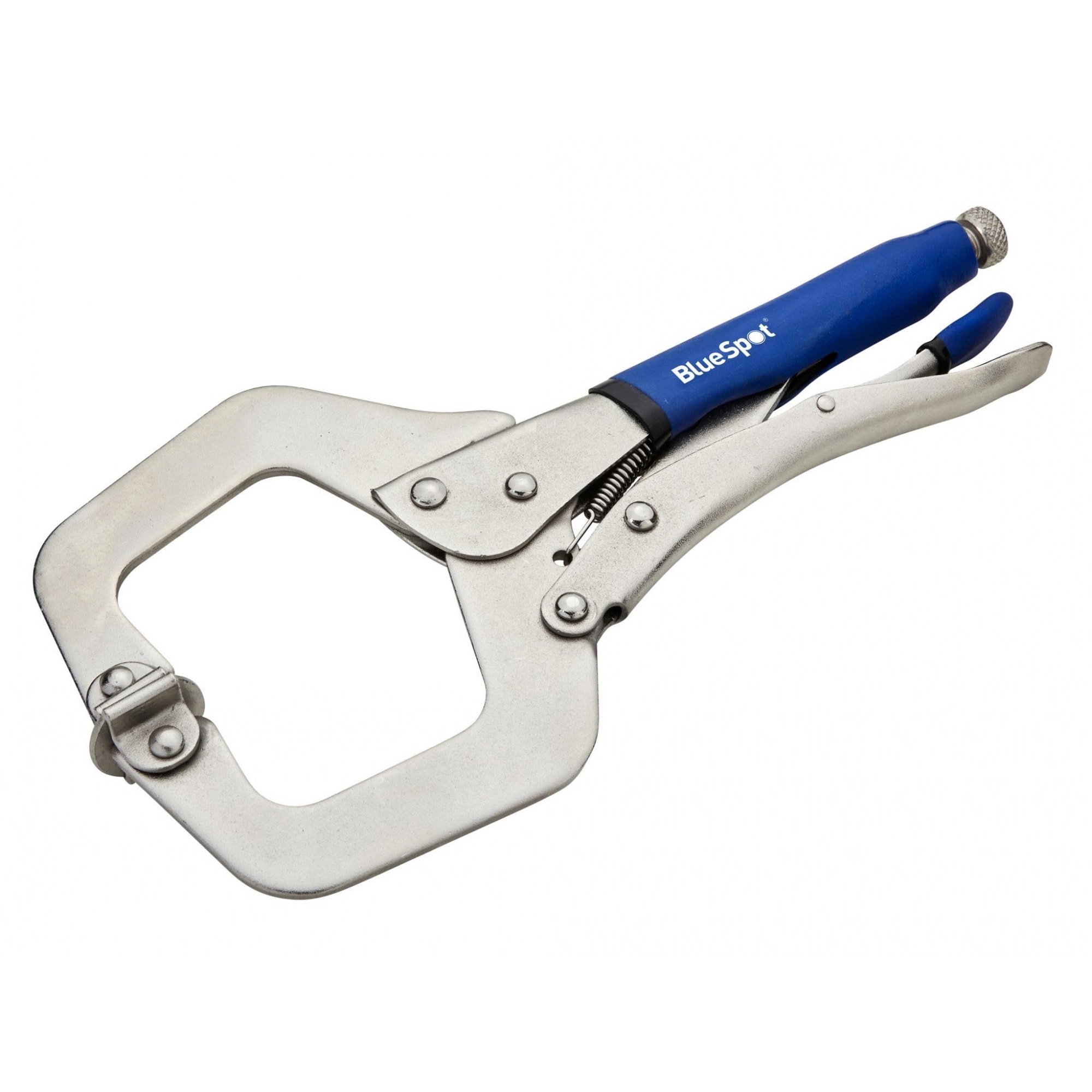 Bluespot Tools Locking C-clamp With Swivel Pads 280mm (11in) Multi Multi Colour One Size 1