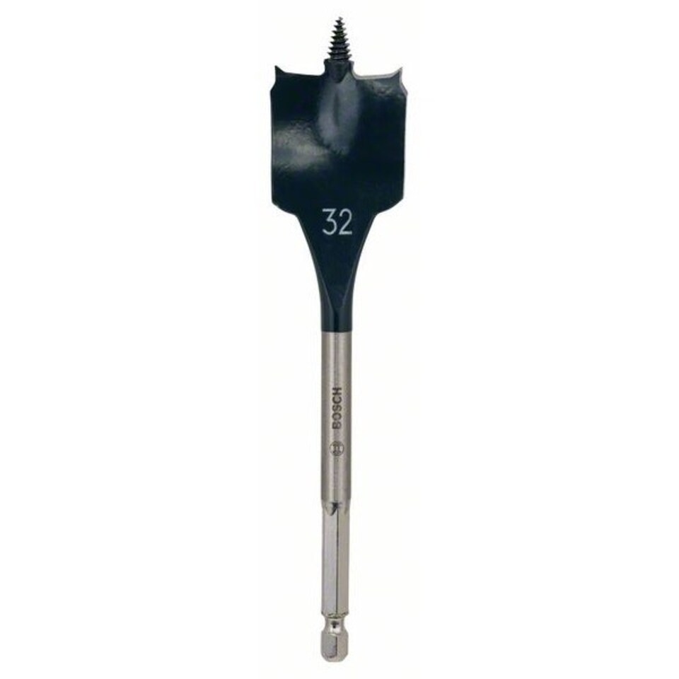 image 1 of Bosch Self Cut Flat Wood Bit Drill - Black/Grey - 2 x 20 x 152mm