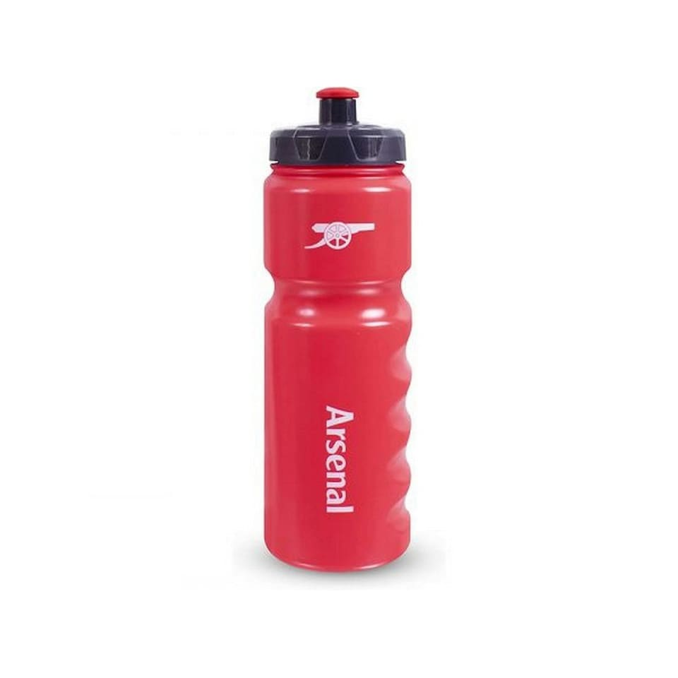 image 1 of Arsenal FC Gunners Plastic Water Bottle - Red/White/Black - One Size