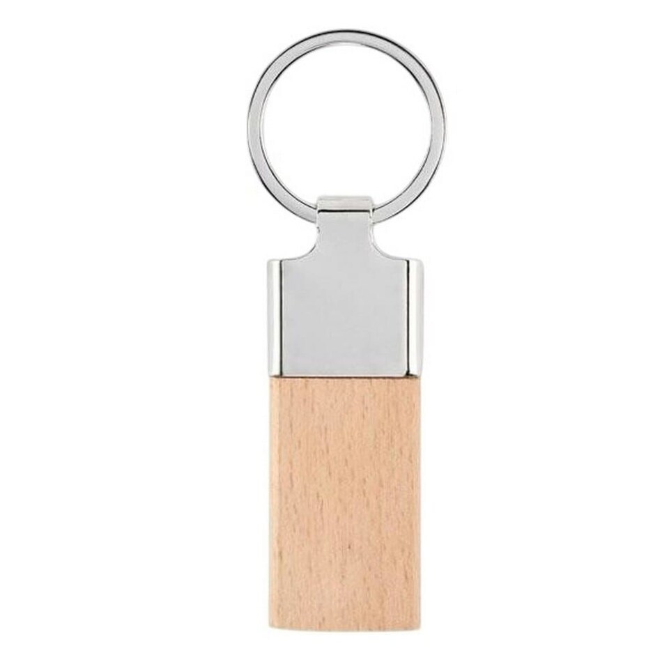 image 1 of MidOcean Llaving Rubber Keyring - Wood - One Size