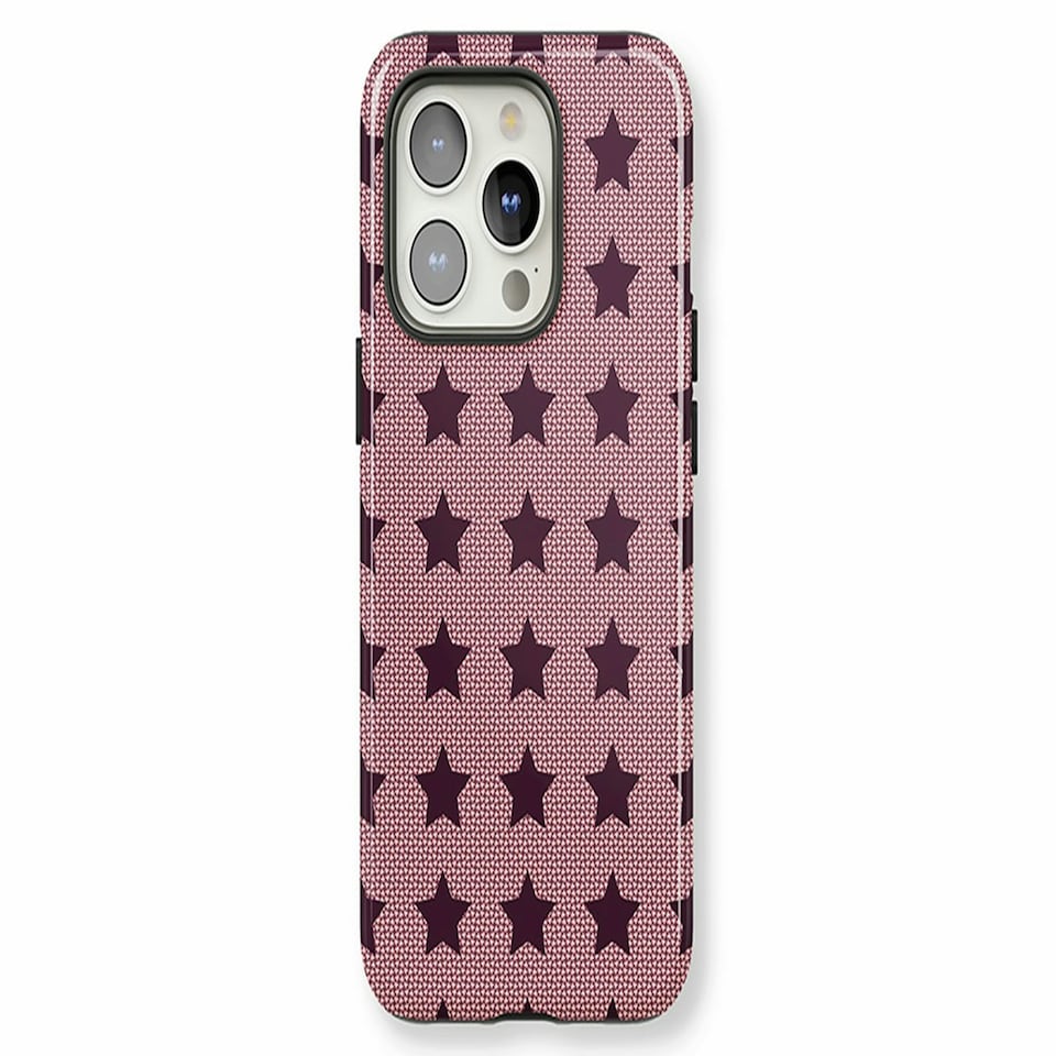 image 1 of Burgundy Stars Red | iPhone 14 Plus
Tough