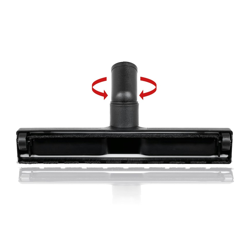 image 1 of SPARES2GO Hard Floor Brush HEad Tool compatible with Nilfisk Vacuum Cleaners 32mm