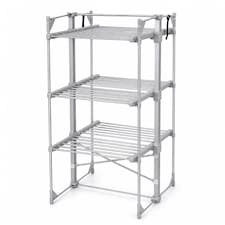 3 Tier Electrical Heated Folding Clothes Horse Airer Dryer with 36 Heated Rails
