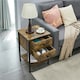 image 2 of Yaheetech Industrial Vintage Side Table with 2 Drawers Rustic Brown