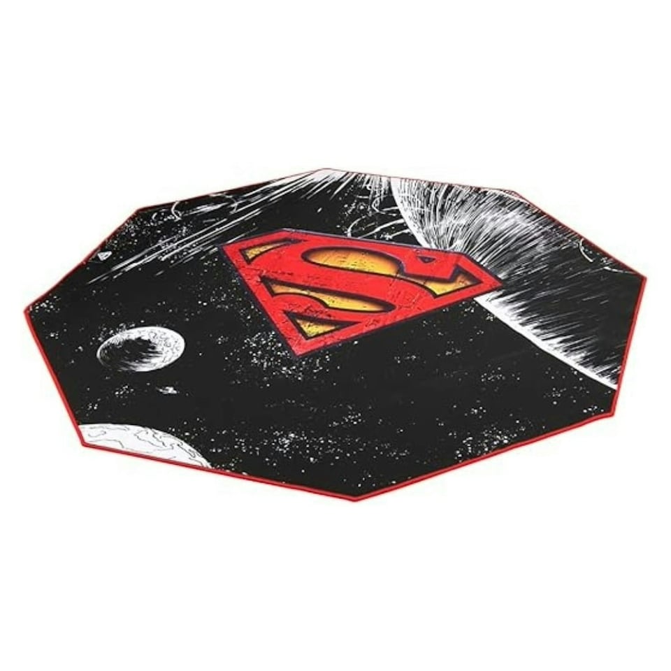 image 1 of Superman Gaming Floor Mat Black