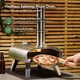 image 2 of VonHaus Pizza Oven for Outdoor Tabletop with Pizza Stone