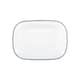 image 4 of Argon Tableware White Enamel Pie Dish - 20cm - Grey