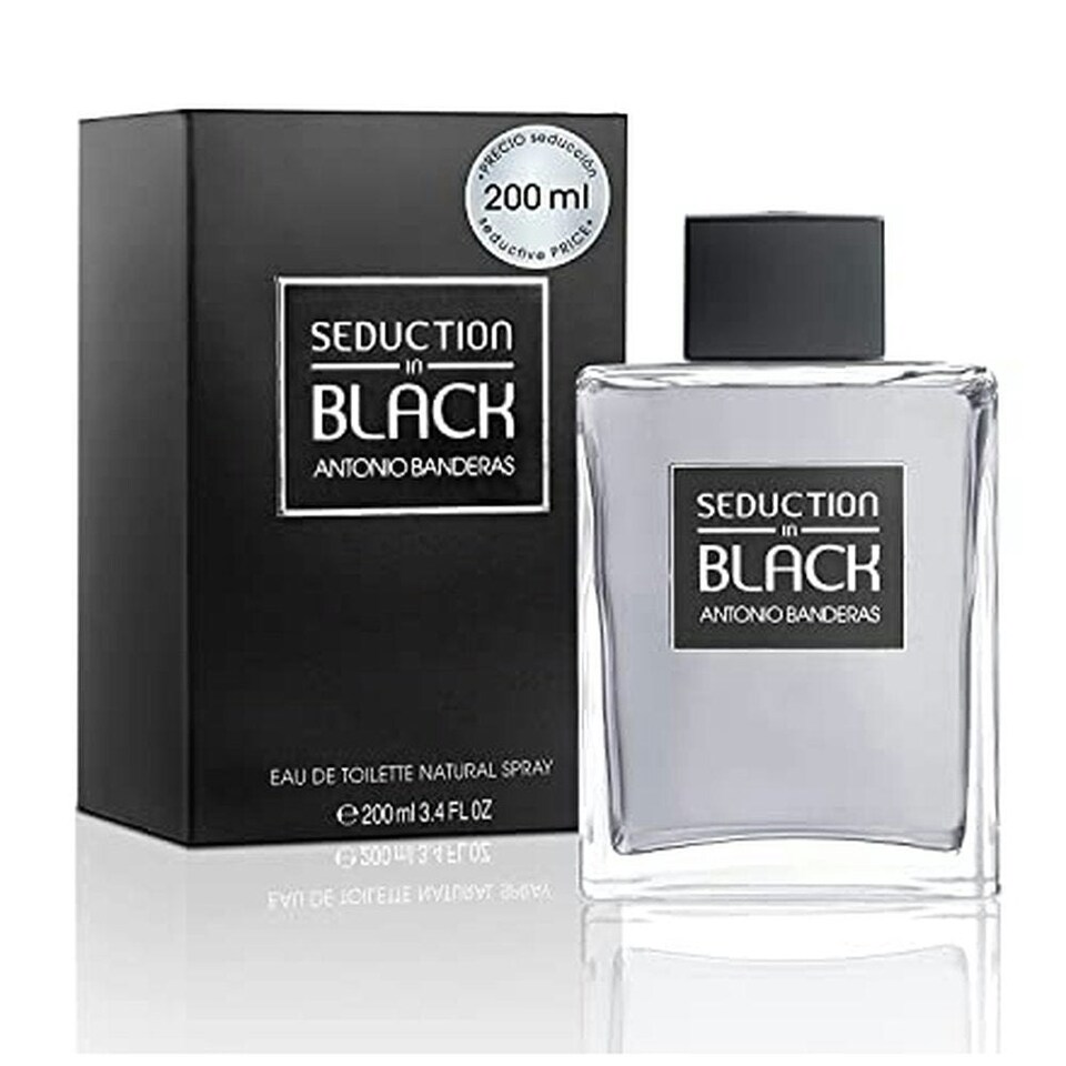 image 1 of Antonio Banderas Seduction In Black Eau de Toilette 200ml Spray