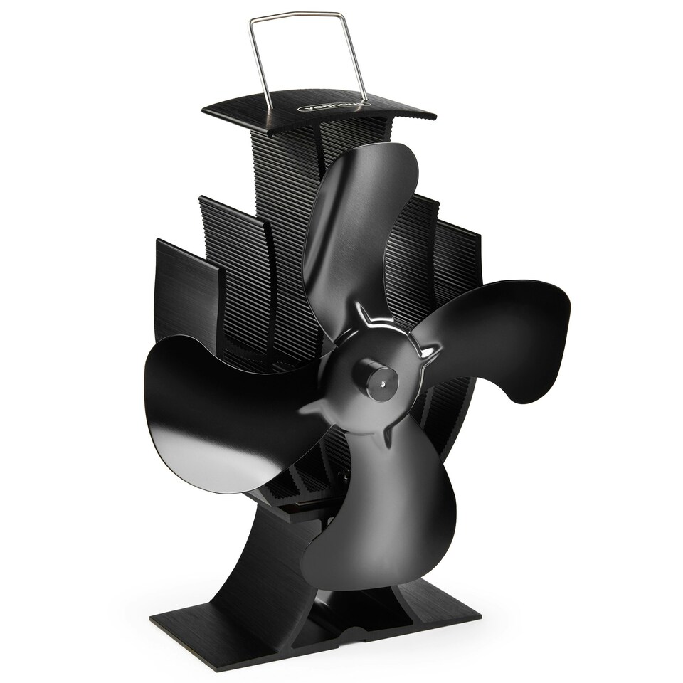 image 1 of VonHaus Stove Fan with 4 Blades for Log Burners & Fireplaces