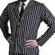 image 2 of Evil Orphan Catcher Costume Black | L