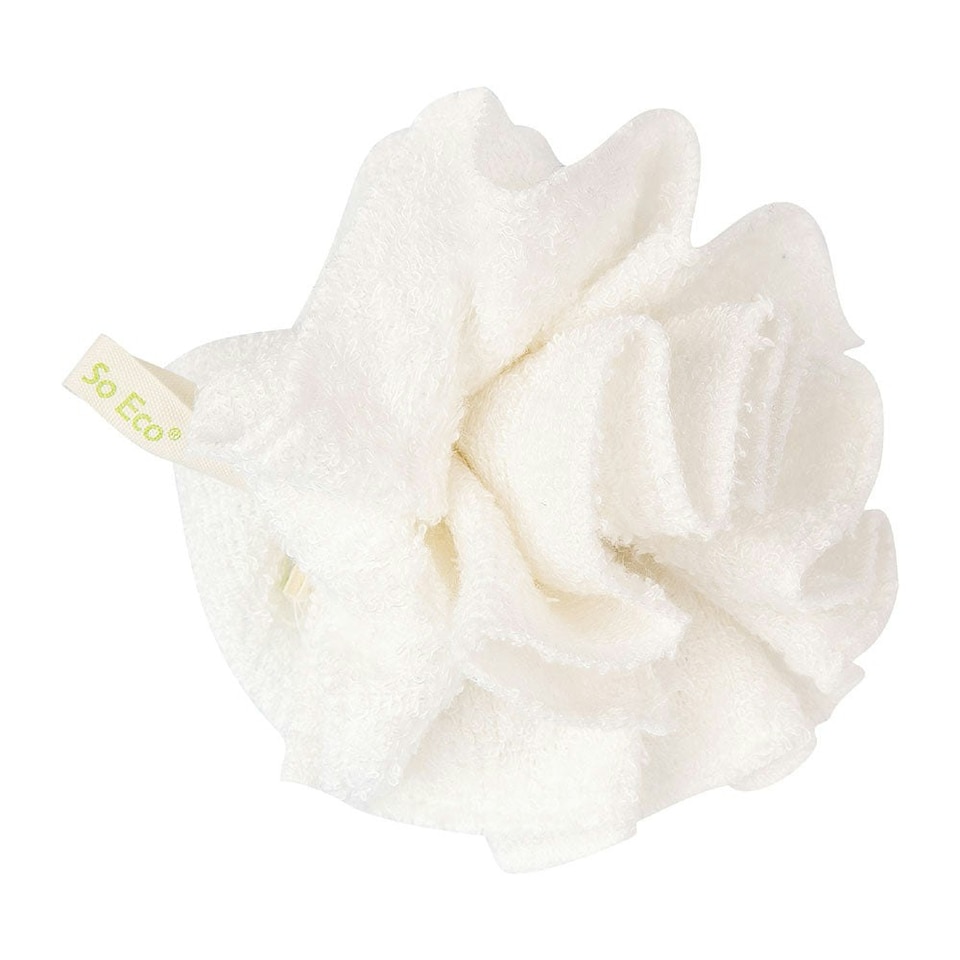 image 1 of So Eco Bamboo Bath & Shower Pouf
