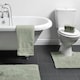 image 3 of Heavyweight Reversible Pedestal Toilet Mat - Sage Green