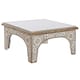 image 1 of Centre Table DKD Home Decor 81 x 81 x 45 cm Crystal Aluminium Mango wood N/A