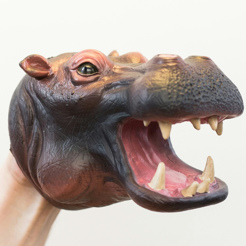 image 1 of Wild Thingz Wolf Hand Puppet