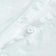 image 4 of Homescapes White Cotton Cot Bed Duvet Cover Set - 200 Thread Count