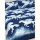 image 4 of Bedding & Beyond Stardust Unicorn Duvet Cover Set - Navy/White - Double Blue | Double
