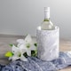 image 5 of Argon Tableware Marble Wine Bottle Cooler - 13cm - Grey Grey