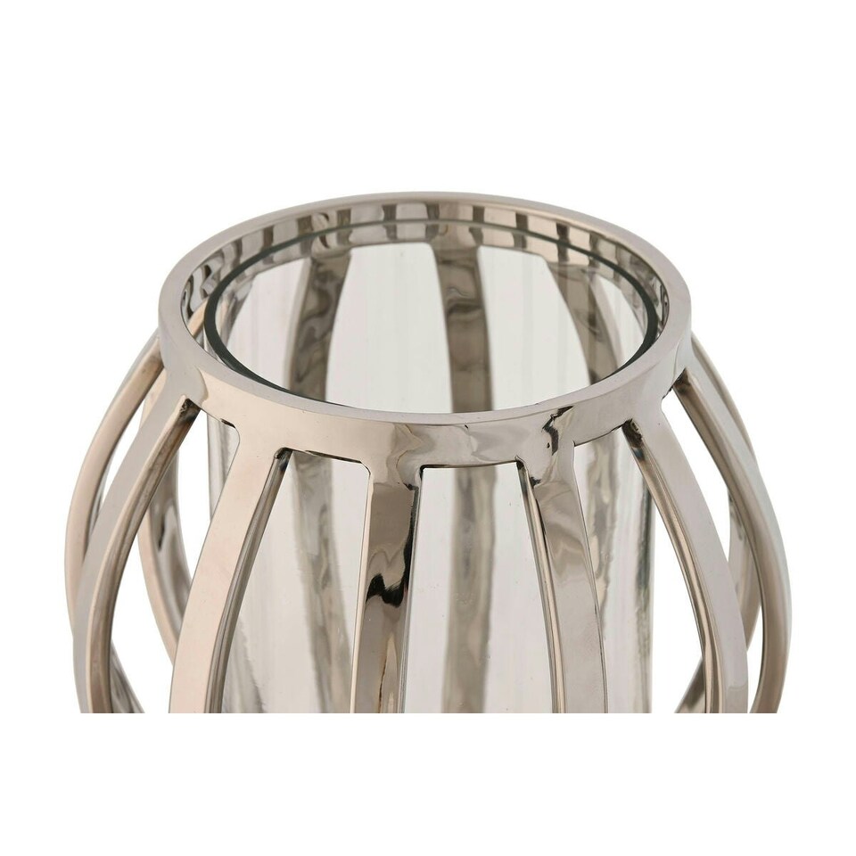 image 1 of Candleholder Home ESPRIT Silver Crystal Steel 14 x 14 x 14 cm N/A