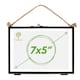 image 1 of Nicola Spring Hanging Metal Photo Frame - 7" x 5" - Black