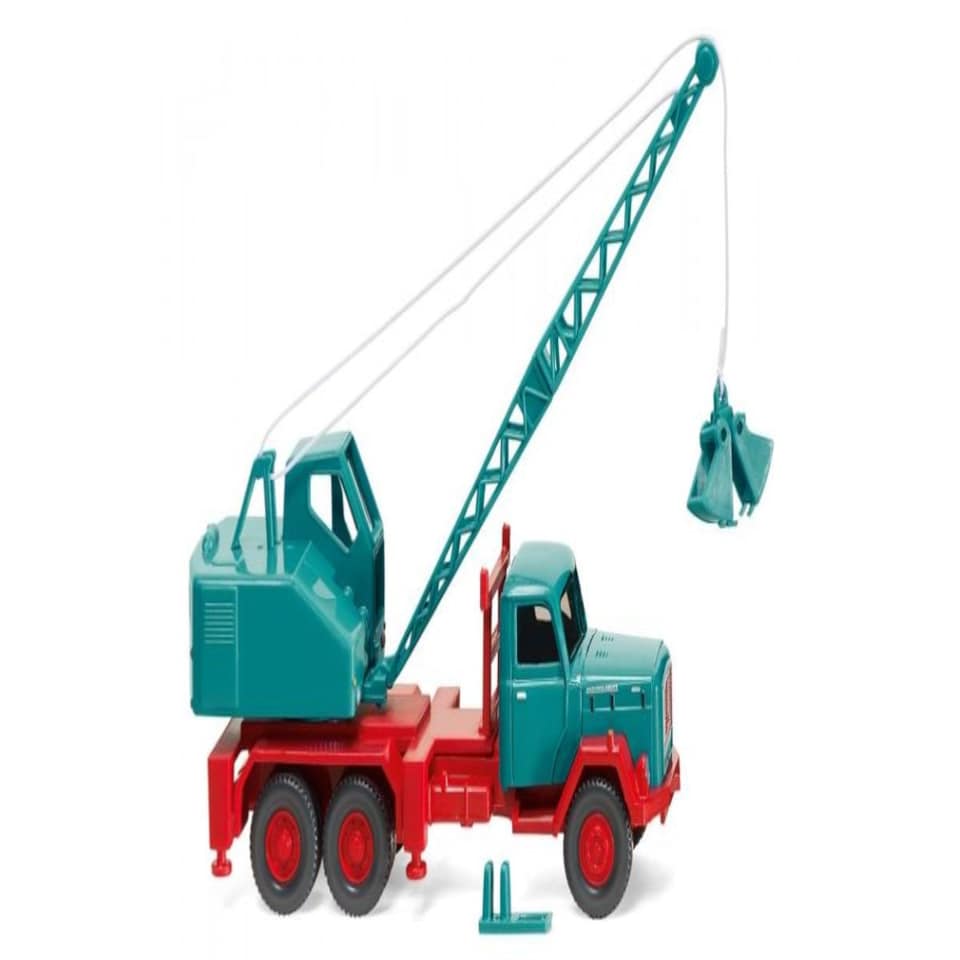 Wiking Magirus/Fuchs Crane Truck Water Blue