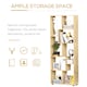 image 3 of HOMCOM Bookshelf, Tall Bookcase, Modern Room Divider, 8 Cube Storage Unit, Freestanding Storage Shelf for Living Room, Bedroom, Home Office, 70 x 24 x 178 cm, Natural
