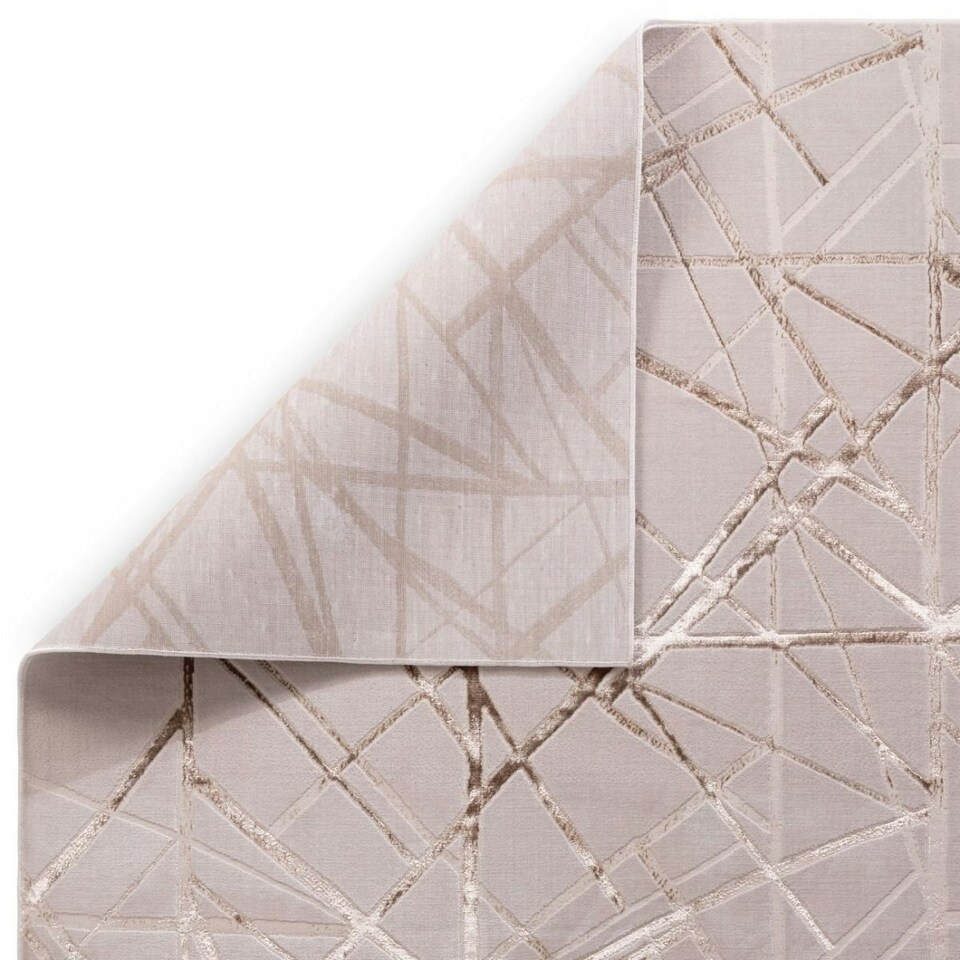 image 1 of Modern Rug, Abstract Rug for Bedroom, & LivingRoom, Stain-Resistant Modern DiningRoom Rug with 8mm Thick-240cm X 340cm Silver | 240cm X 340cm