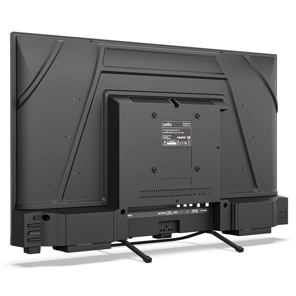 image 1 of Cello 27 inch Smart Samsung Plus 12-Volt Traveller TV with Frameless Bezel | Black | Black | 27" | 1
