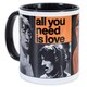 image 1 of The Beatles Mug - White/Black/Orange - One Size