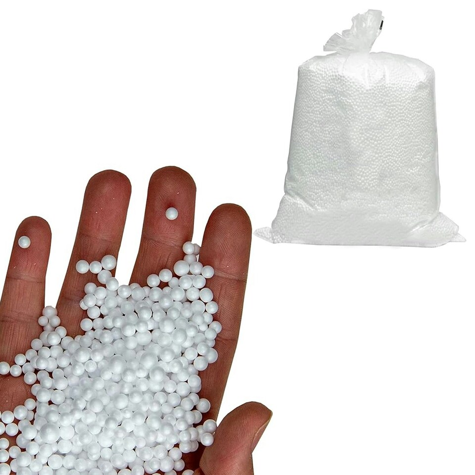image 1 of 2 Cubic Feet High Quality White Polystyrene Beads Bean Bag Filler