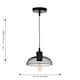 image 6 of Set of 2 Cassidy - Small Black Mesh Ceiling Pendant Lights Black
