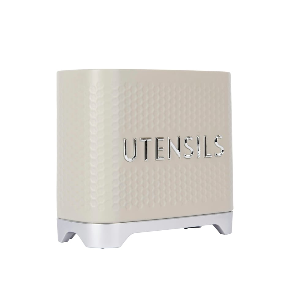 image 1 of Lovello Utensil Holder Cream Textured