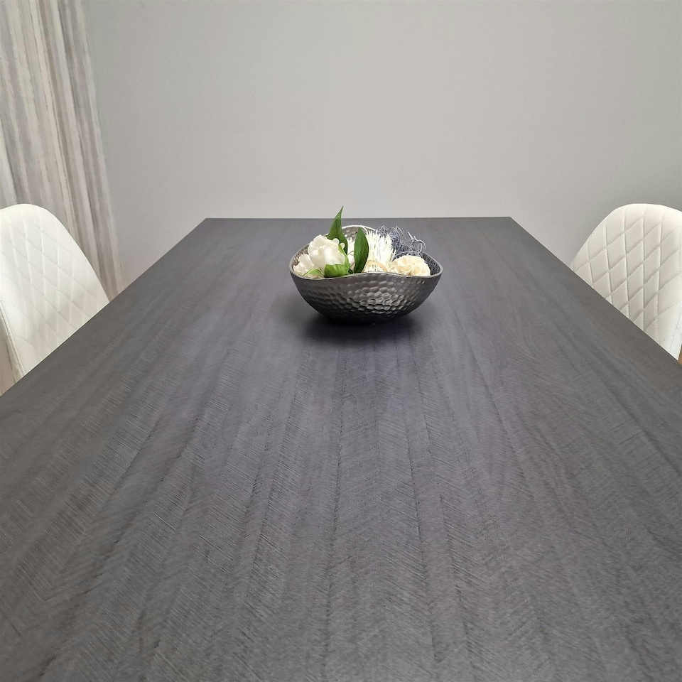 image 1 of Dining Table Set with 4 Chairs Dining Room, Kitchen table set of 4 Grey