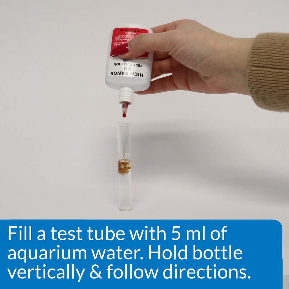 image 1 of API High Range pH Test Kit (160 Tests) Measures Elevated pH for Cichlids & Marine Tanks Aquarium Test Kit