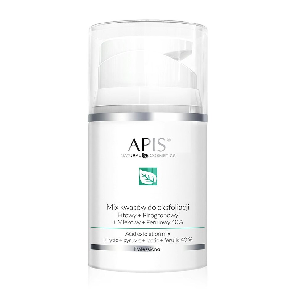 image 1 of Apis Professional 40% Acid Exfoliation Mix Phytic Ferulic Lactic Pyruvic Acid 50ml