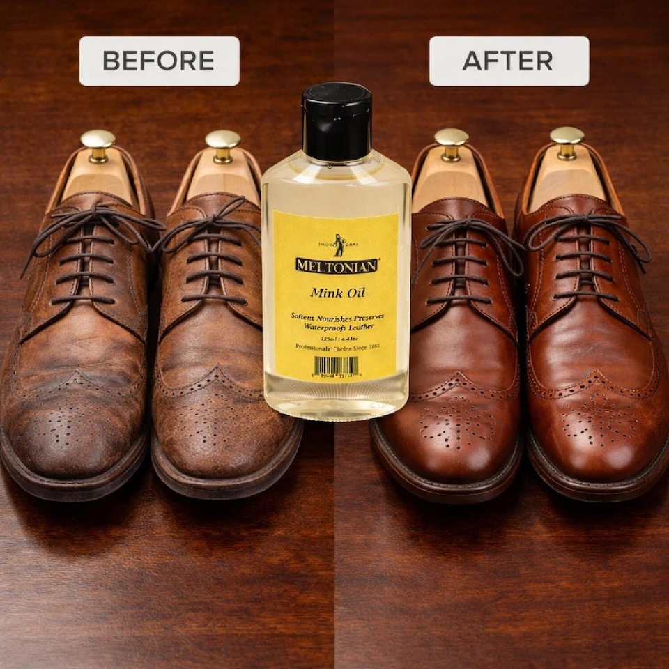 image 1 of Meltonian Mink Oil - Deep Conditioning & Weather Protection for Leather 125ml