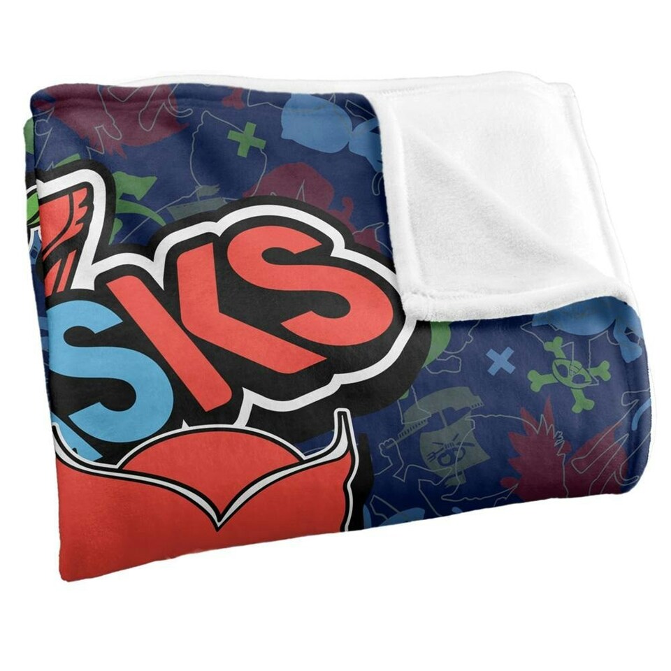 image 1 of PJ Masks Group Shot Blanket - White - One Size