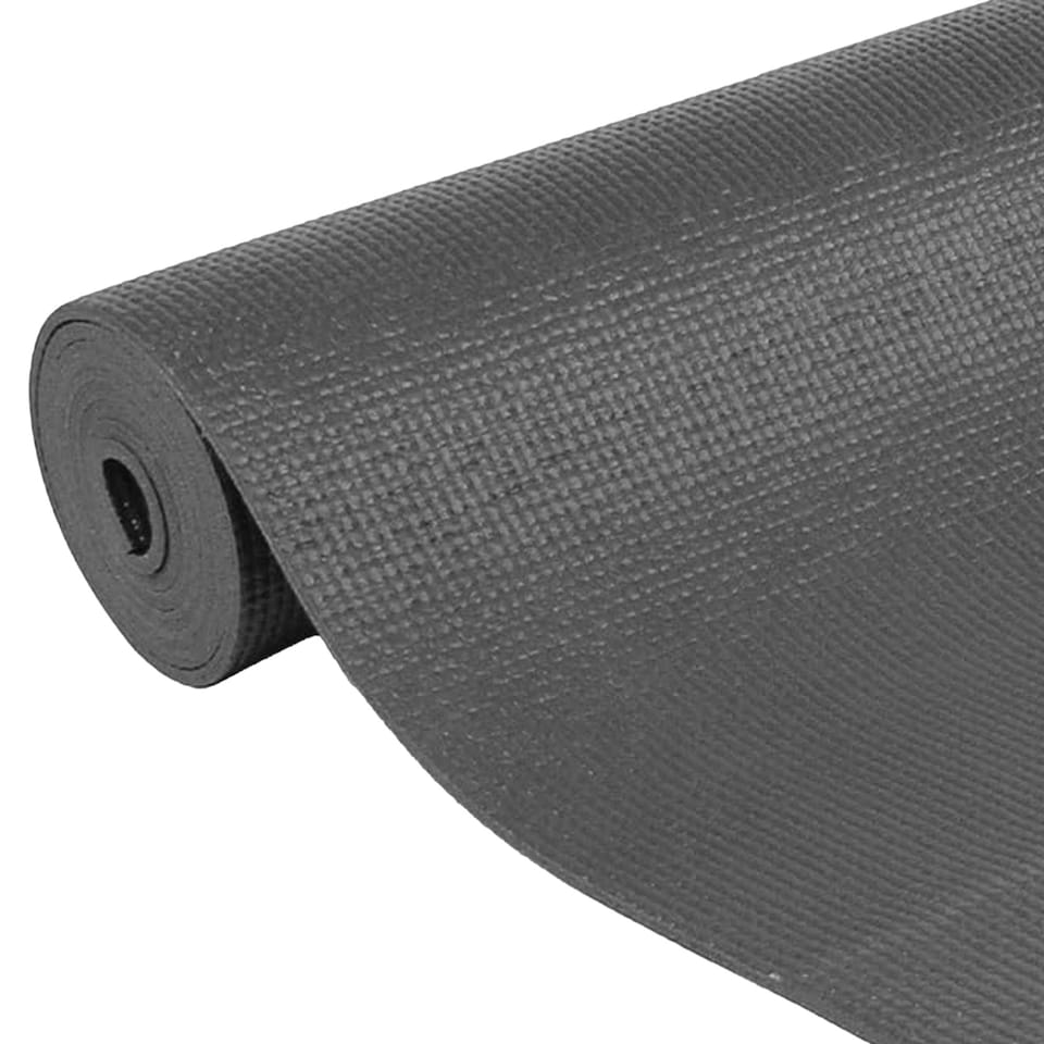 image 1 of Fitness Mad Warrior II Plus Yoga Mat - Graphite - One Size