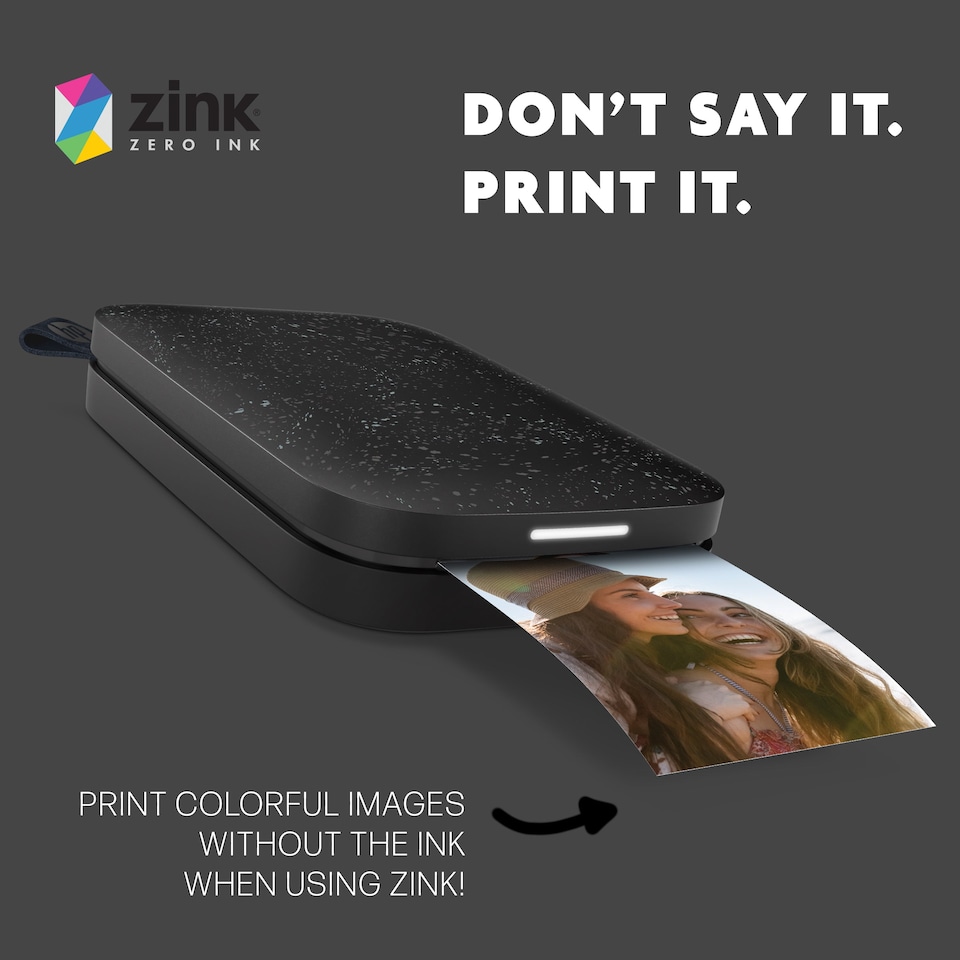 image 1 of 100 Sheets -HP Sprocket 2"x3" Premium Zink Sticky Back Photo Paper