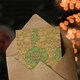 image 3 of William Morris Art Card Flower Bloom Textile Detail