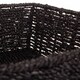 image 4 of Small Black Paper Rope Tray | Black | Black | Small