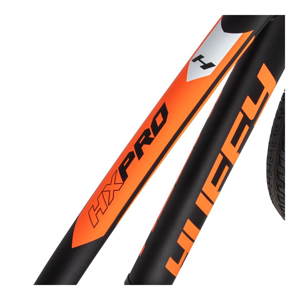 image 1 of HUFFY HX Pro Racer 20-inch Aluminum BMX Race Bike - Black/Orange (53005W)