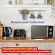 image 2 of Russell Hobbs Honeycomb Bundle Set with Kettle, 2 Slice Toaster, and Microwave Black HCBNDL2B