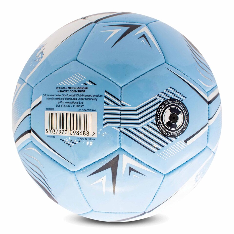 image 1 of Manchester City FC Turbine Football Size 5 Deflated, Footballs, Sports, Gift